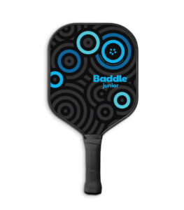 Baddle Junior Series pickleball paddle in blue