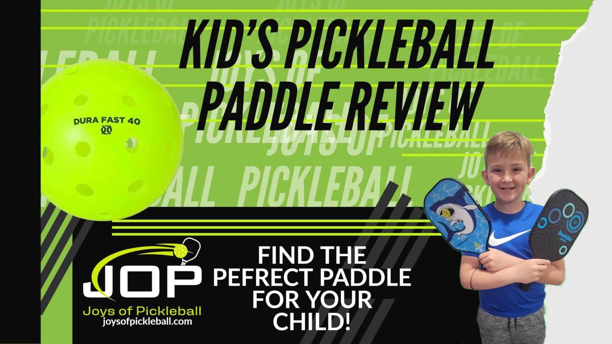 Kid's Pickleball Paddle Reviews Video Thumbnail