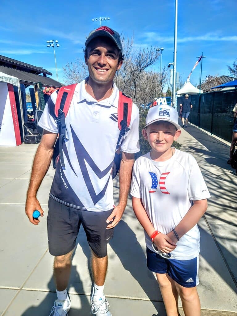 We got to meet James Ignatowich right after he secured the gold in mixed doubles at Red Rock open in St. George, UT