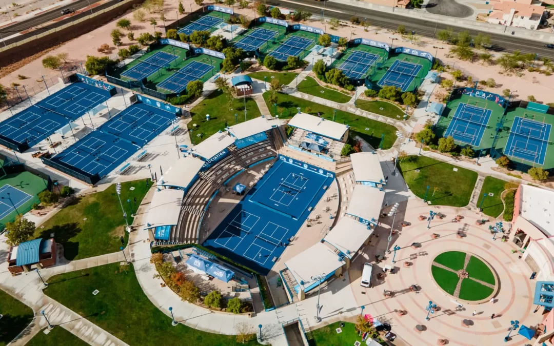 Darling Tennis Center in Las Vegas, home of the Guaranteed Rate PPA Championship in 2023