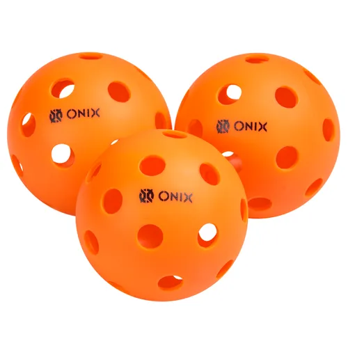 Onix orange indoor pickleballs