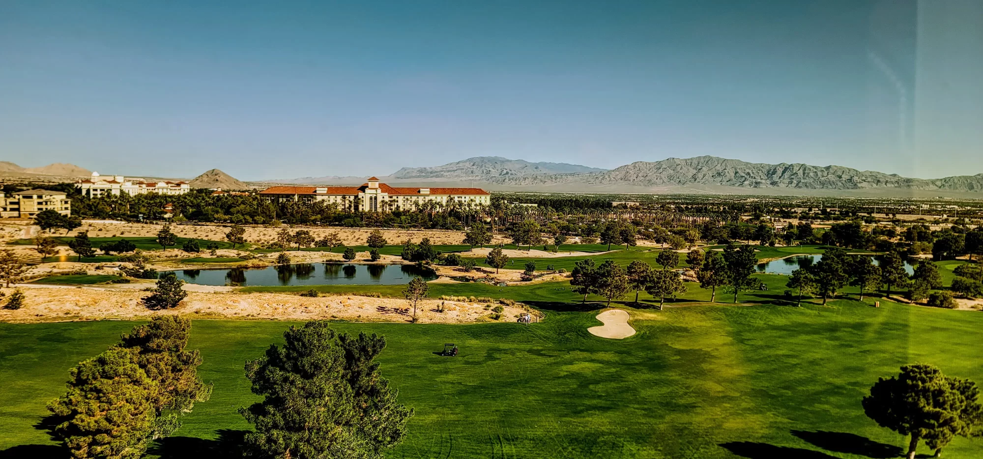 View from my room at the Sun Coast resort during the PPA Championship in Las Vegas